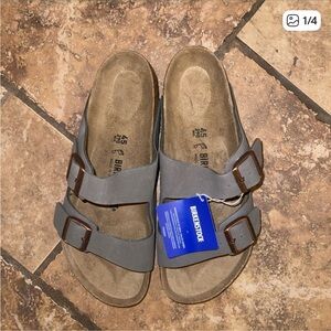 NEW Birkenstock Arizona Sandals Slate Grey 45 (Men’s 12)